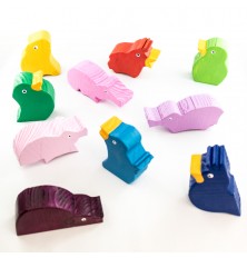 Stapelpuzzle Sauhaufen